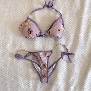 Bikini posing or practice suit, adjustable bikini